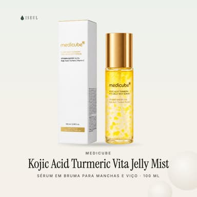 medicube Kojic Acid Turmeric Vita Jelly Mist Serum · Sérum em Bruma para Manchas e Viço · 100 ml