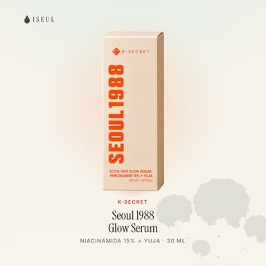 K-SECRET Seoul 1988 Glow Serum · Sérum com Niacinamida 15% · 30 ml