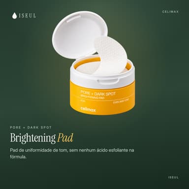celimax Brightening Pad · Pads Clareadores sem Ácido