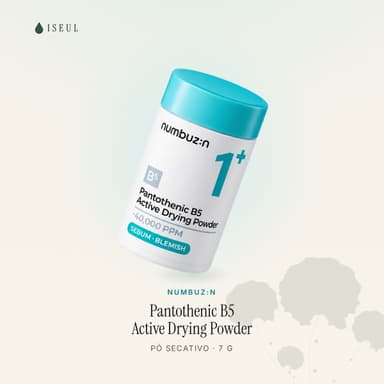 numbuzin No.1+ Pantothenic B5 Drying Powder · Secativo para Espinhas · 7 g