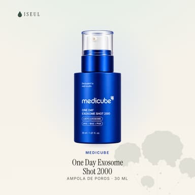 medicube One Day Exosome Shot 2000 · Ampola com Microespículas · 30 ml