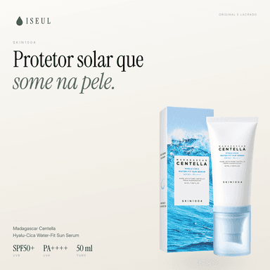 SKIN1004 Hyalu-Cica Water-Fit Sun Serum · Protetor Solar em Sérum FPS 50+